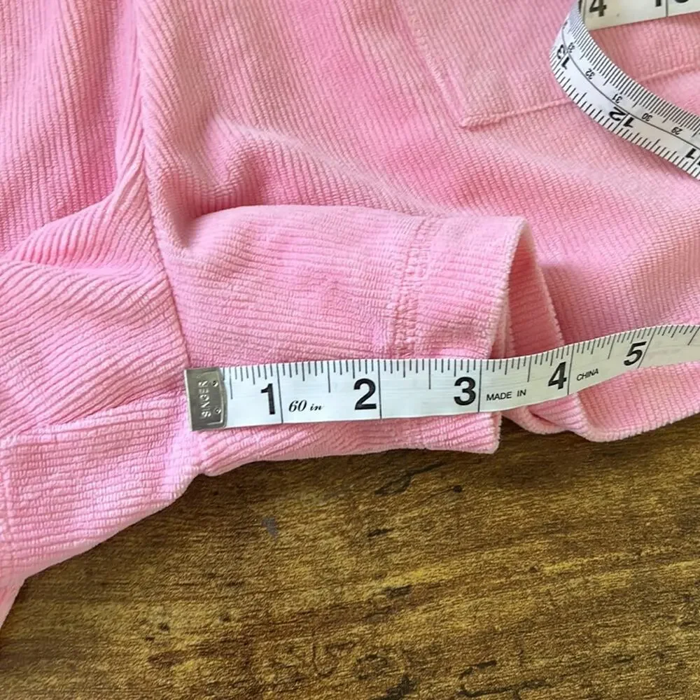 BNCI Athletique Pink Soft Rib Knit Higher Waist Drawstring Shorts